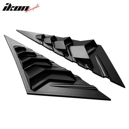 2021-2023 Hyundai Elantra 4DR 2PC Rear Side Vent Window Louver ABS