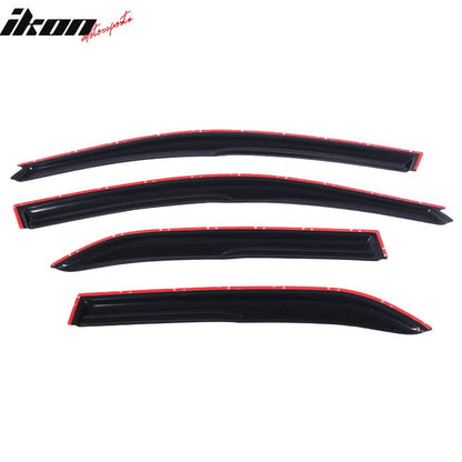 2002-2007 Mitsubishi Lancer EVO Sedan Acrylic 4PC Window Visors Guard