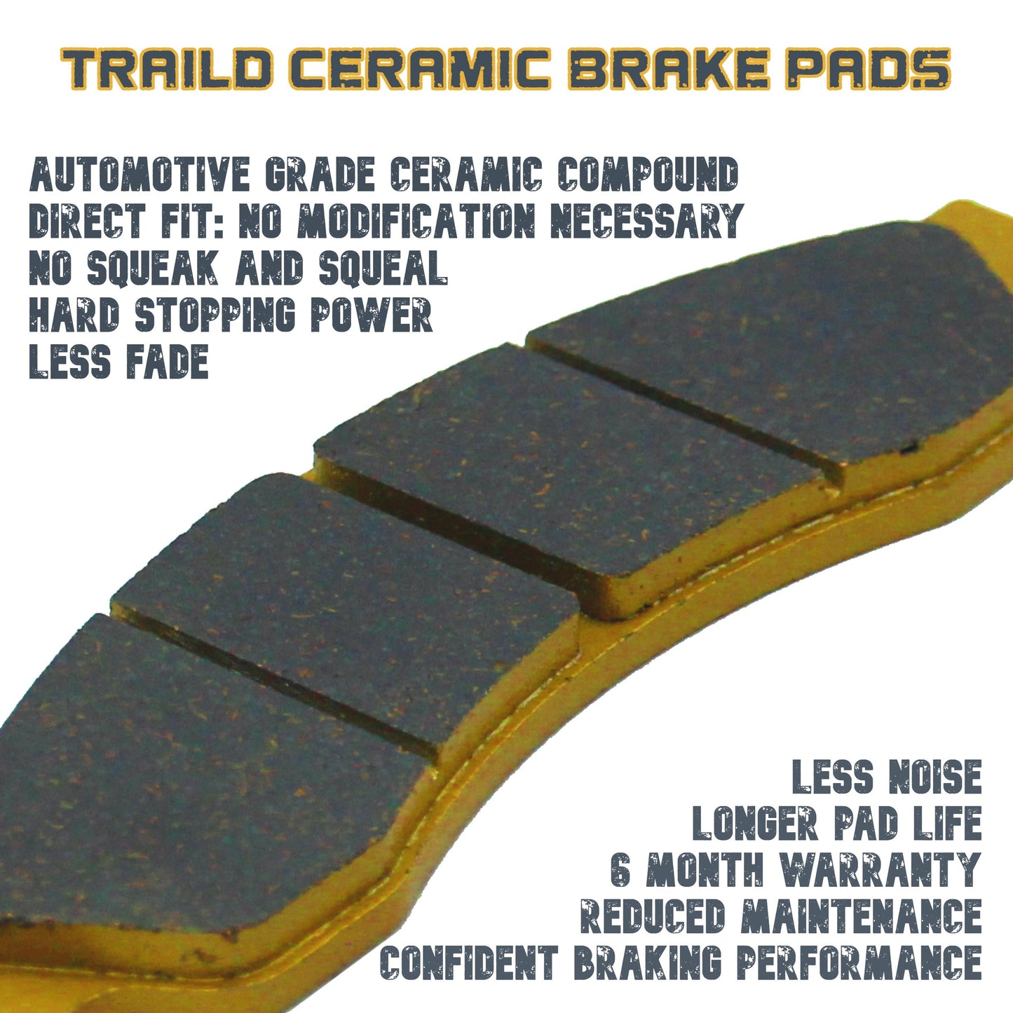 Polaris Sportsman 800 6x6 2011-2014 Ceramic Brake Pad Set