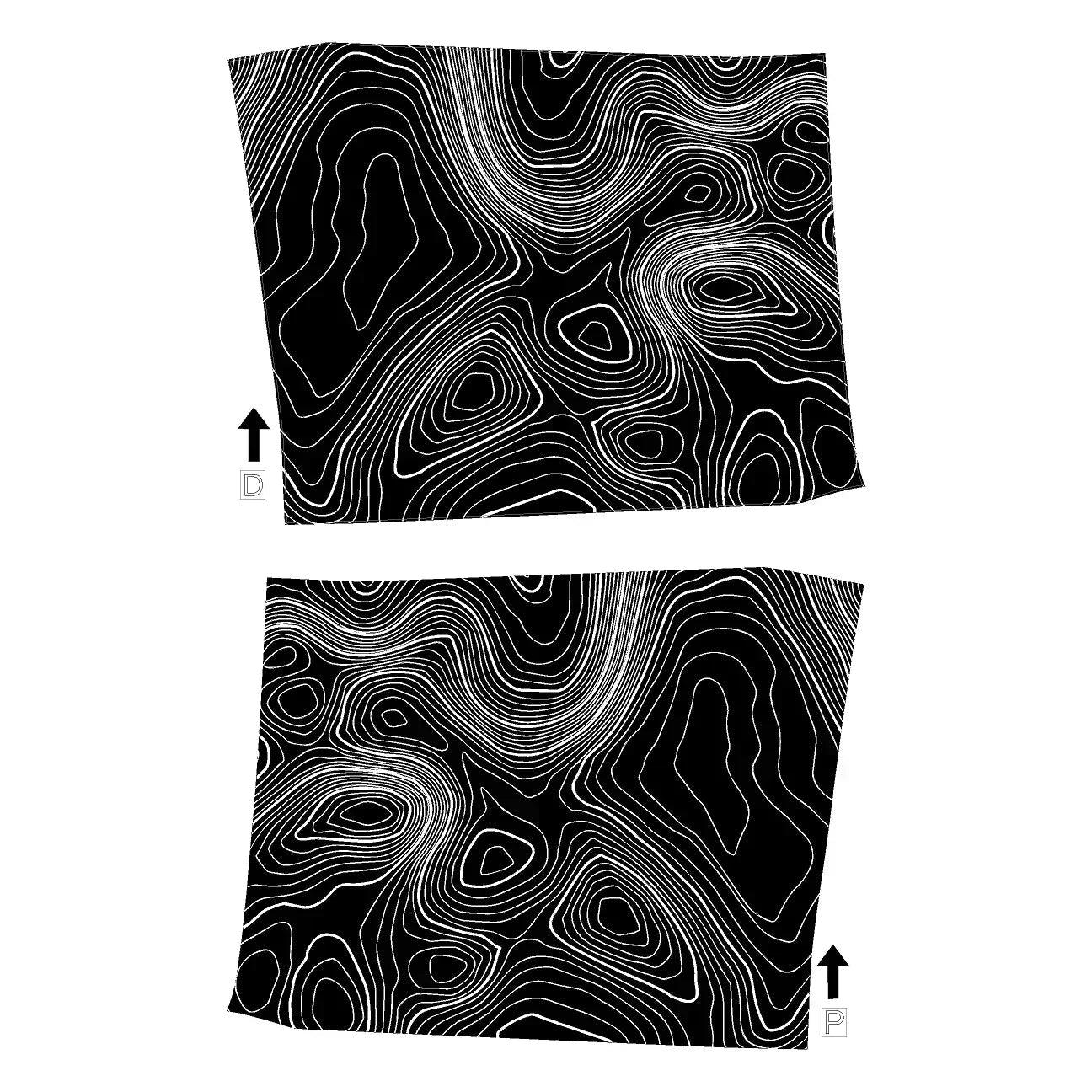 Topographic FRONT Door Armrest Panel Protection - 2024+ Tacoma / 2025+ 4Runner