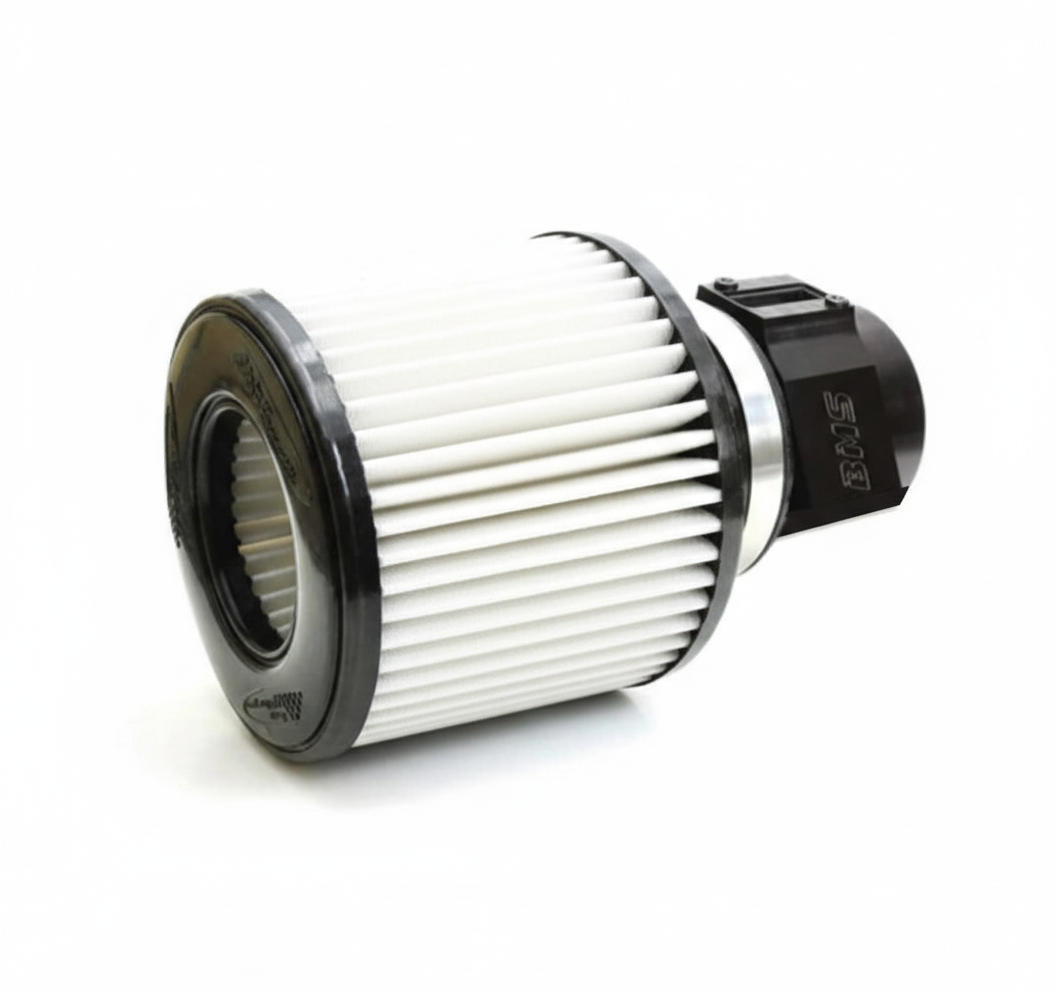 BMS white dry air filter intake for Toyota Supra A90 B58 engine