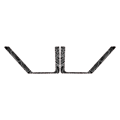 Topo Rear Door Net Trim Overlay Kit (Printed Series) - 2021+ Bronco