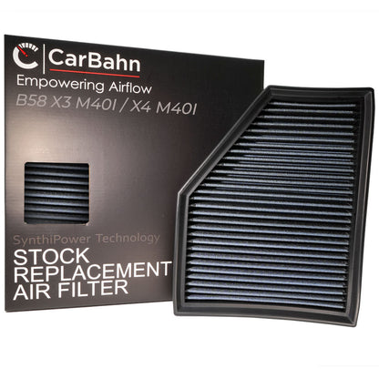 B58 High Flow Replacement Intake Air Filter | BMW X3 M40i / X4 M40i