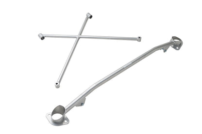 Megan Racing Race Spec Strut Tower Bars for Honda S2000 2000-2009 Blue Aluminum One Piece X Brace
