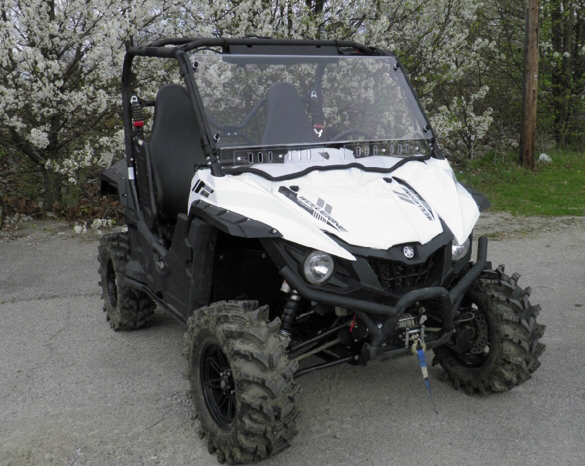 Yamaha Wolverine - 1 Pc Scratch-Resistant Windshield