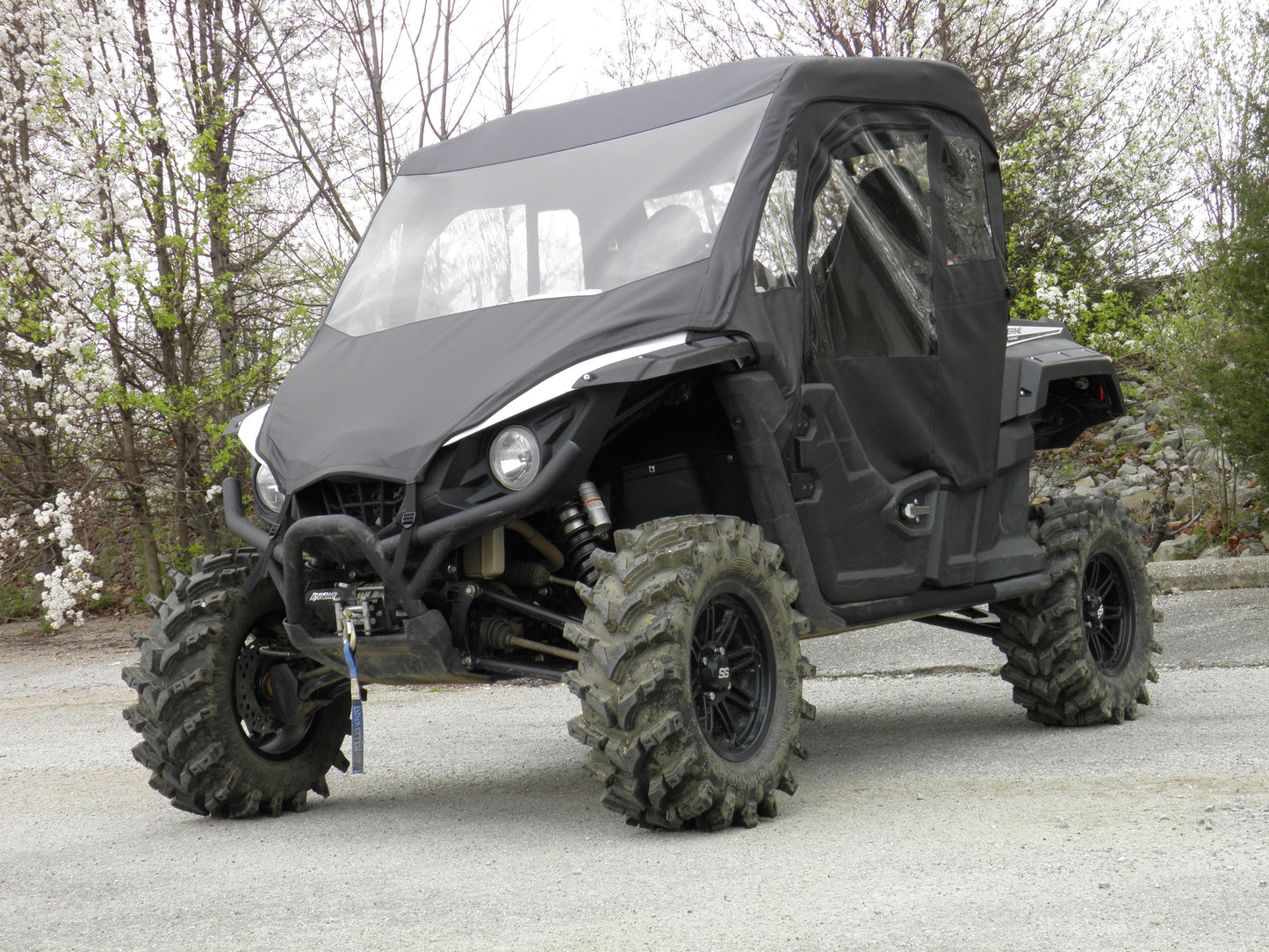 Yamaha Wolverine - Full Cab Enclosure with Vinyl Windshield (Half Doors)