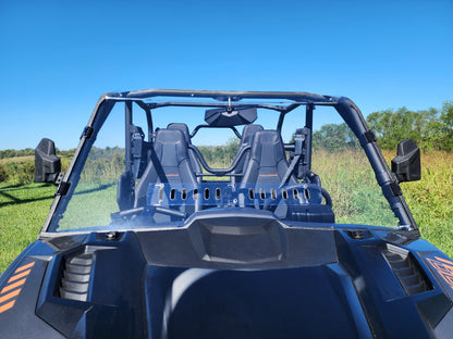 Yamaha Wolverine RMAX 4-1000 - 1 pc Scratch Resistant Windshield