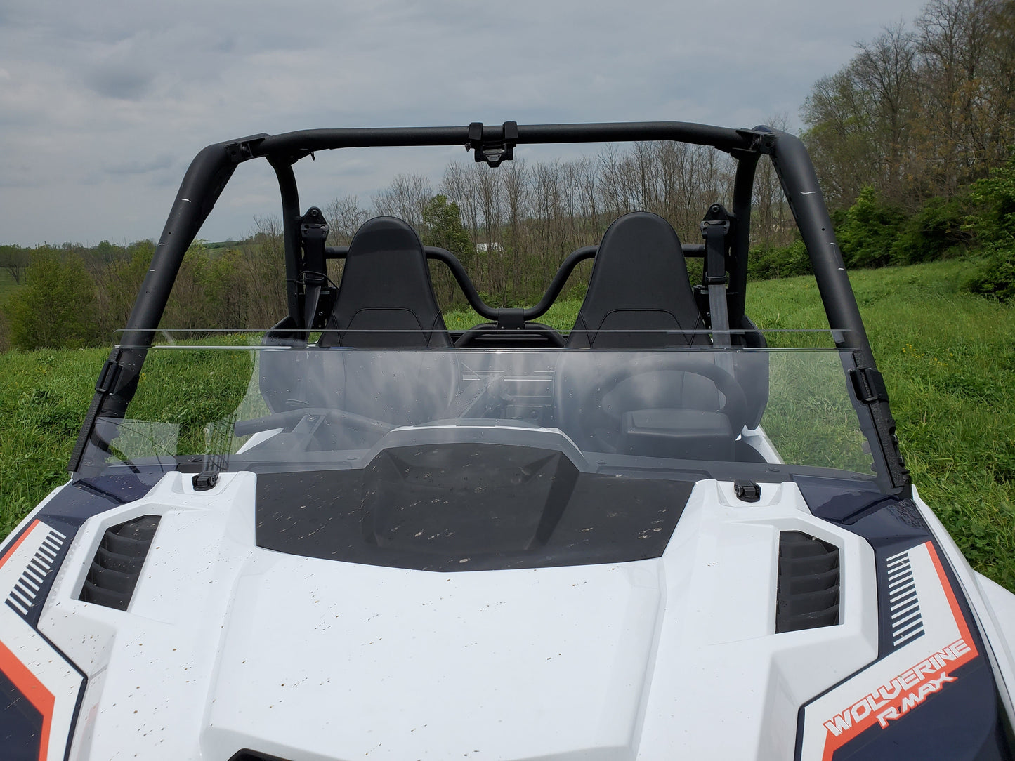 Yamaha Wolverine RMAX 4-1000 - Half Windshield w/Scratch Resistant Option