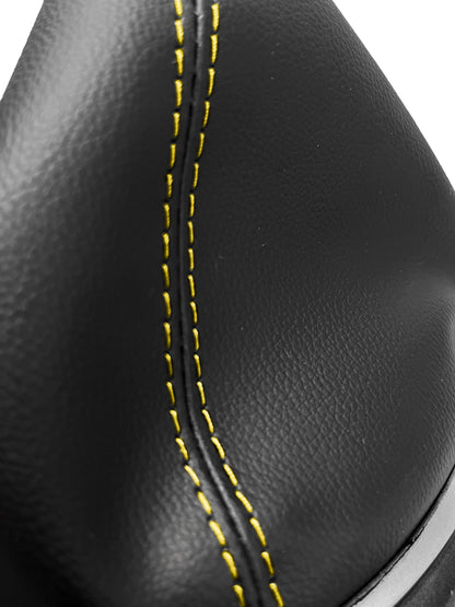 For Honda Civic 2001 2002 2003 2004 2005 Black Synthetic Leather Shift Boot Cover