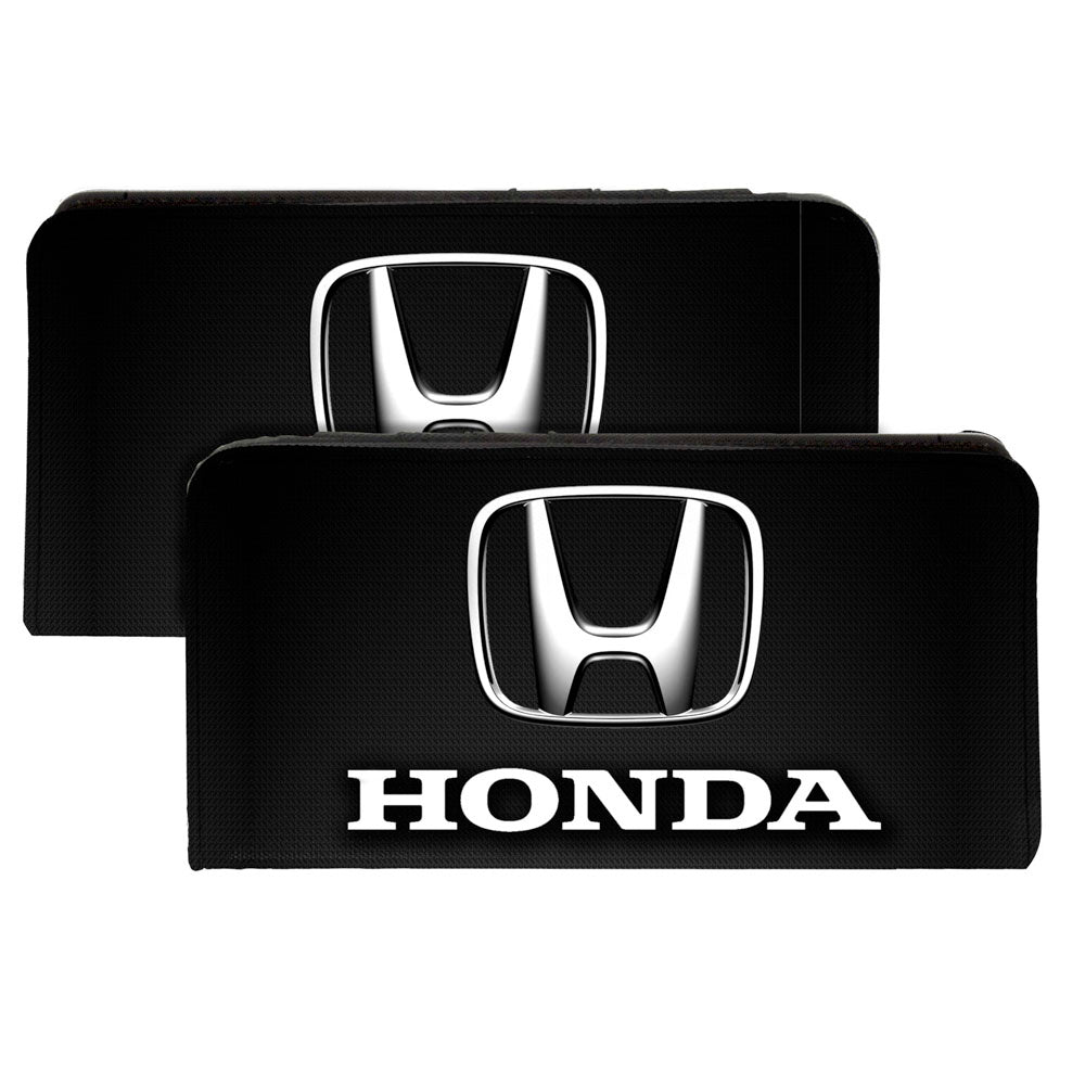 Canvas Snap Wallet - Honda 3-D Logo Black Silver White