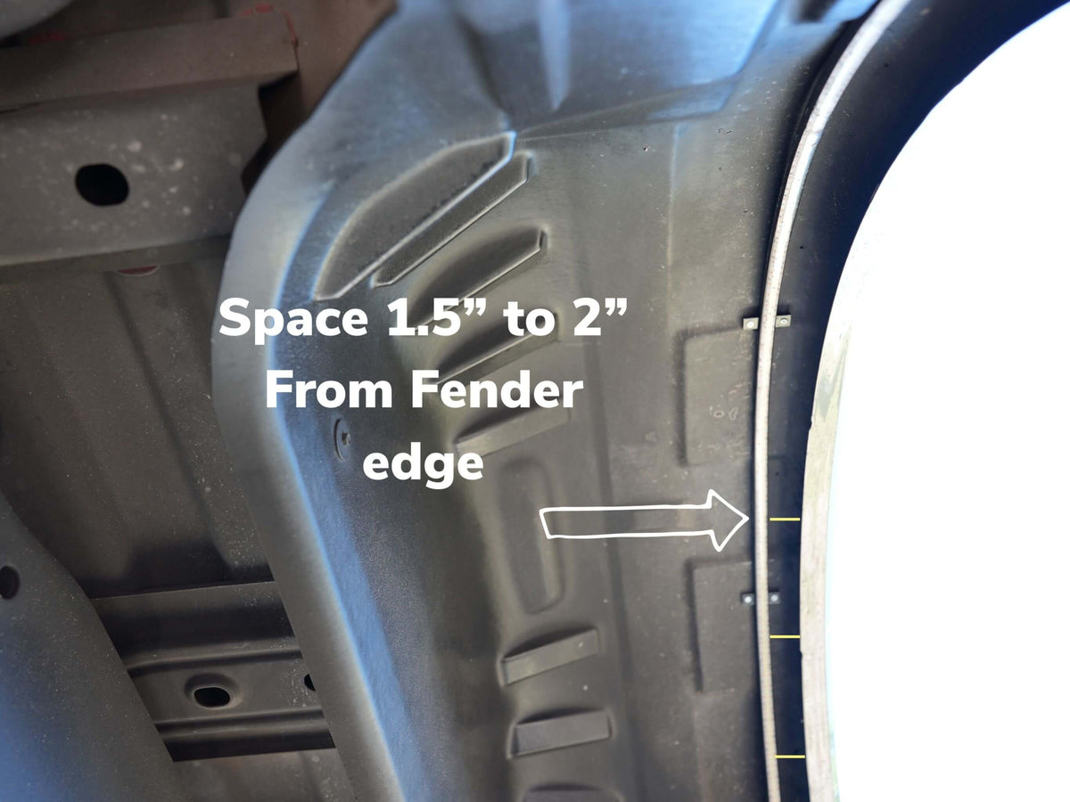 Fender-Well “Ghost” LED Light Kit – 4-Piece, Fits U.S. Full-Size Trucks w/ Plastic Liners, IP68, T52 Aluminum