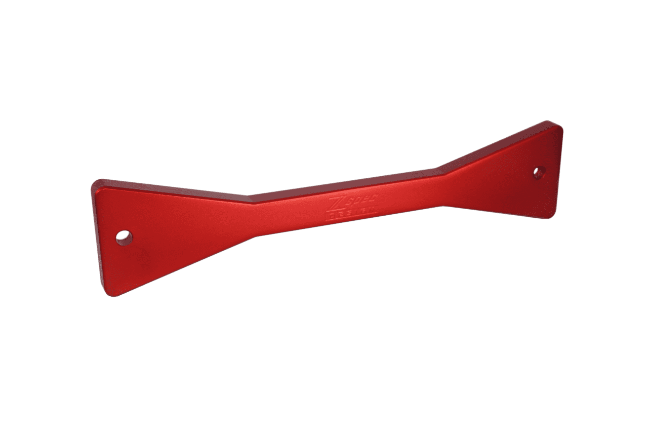 ZSPEC Battery Hold Down/Bracket, Billet Aluminum & Anodized, for use with factory rods
