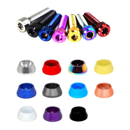 ZSPEC Body Kit Fastener, M5x20mm Titanium & Billet w/WELL NUT, Per Each