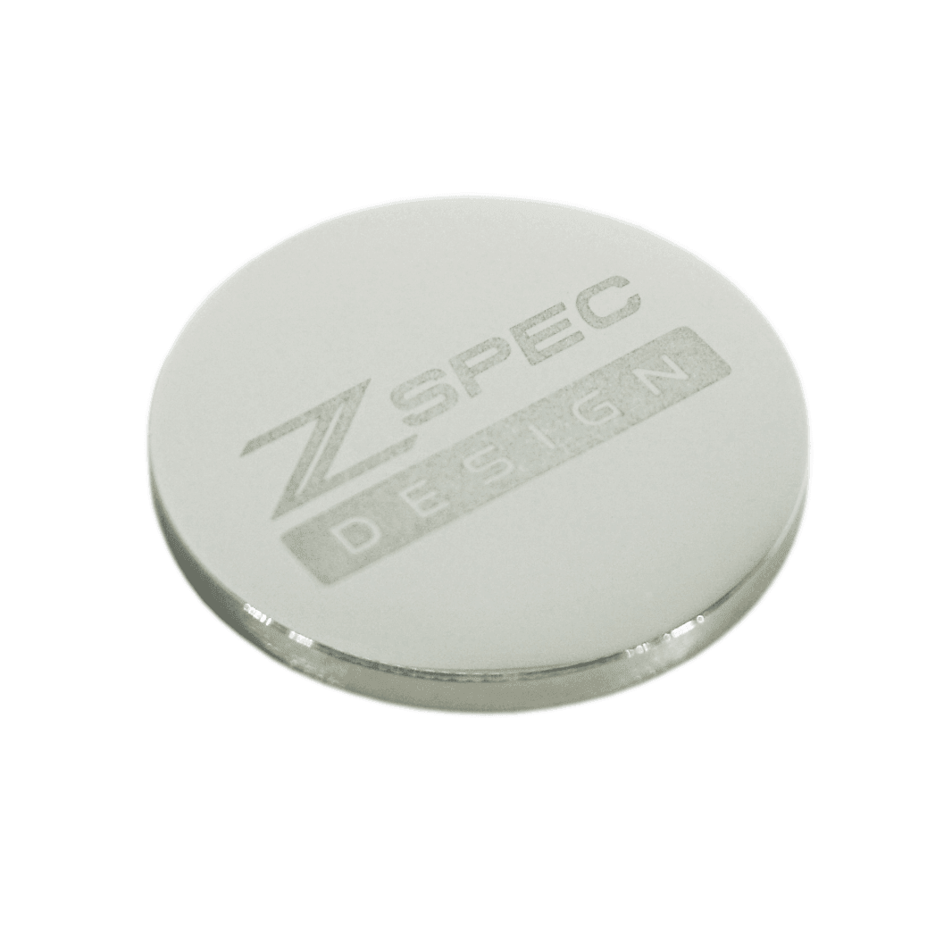 ZSPEC Shift Knob, M8-1.25, Delrin & Stainless, 5-Speed Shift Pattern Coin