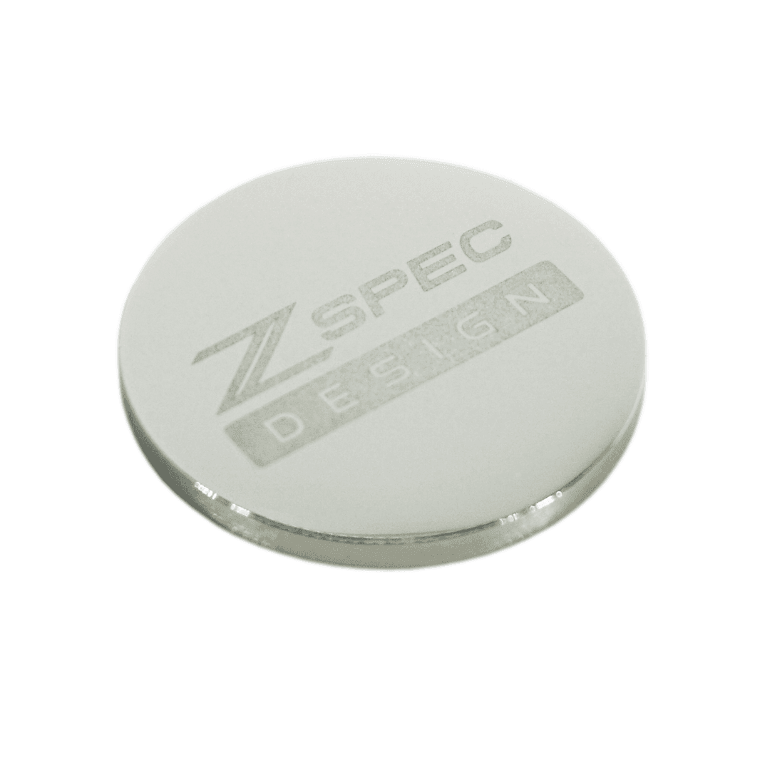 ZSPEC Shift Knob, M12-1.25, Delrin & Stainless, 4-Speed Shift Pattern Coin