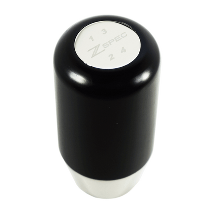 ZSPEC Shift Knob, M8-1.25, Delrin & Stainless, 4-Speed Shift Pattern Coin
