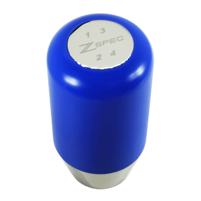 ZSPEC Shift Knob, M10-1.5, Delrin & Stainless, 4-Speed Shift Pattern Coin