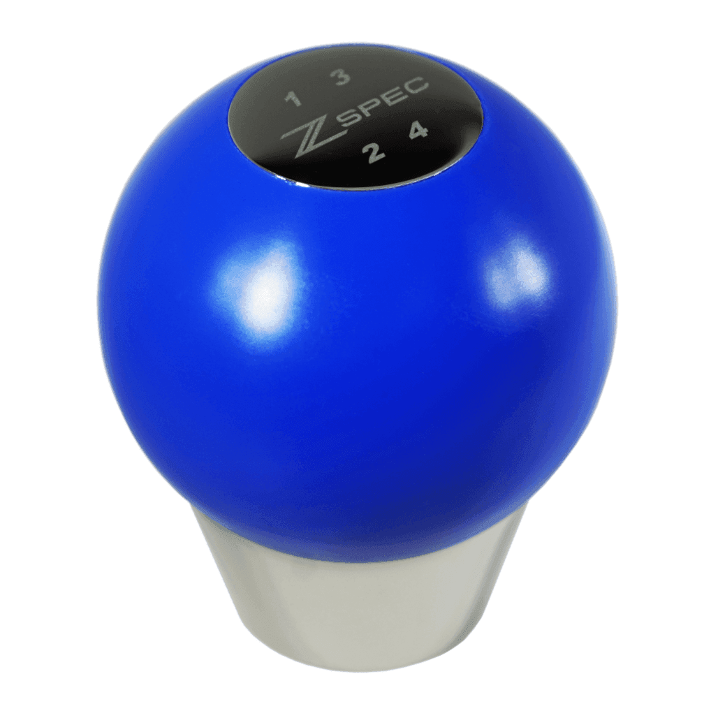 ZSPEC Shift Knob, M12-1.25, Delrin & Stainless, 4-Speed Shift Pattern Coin