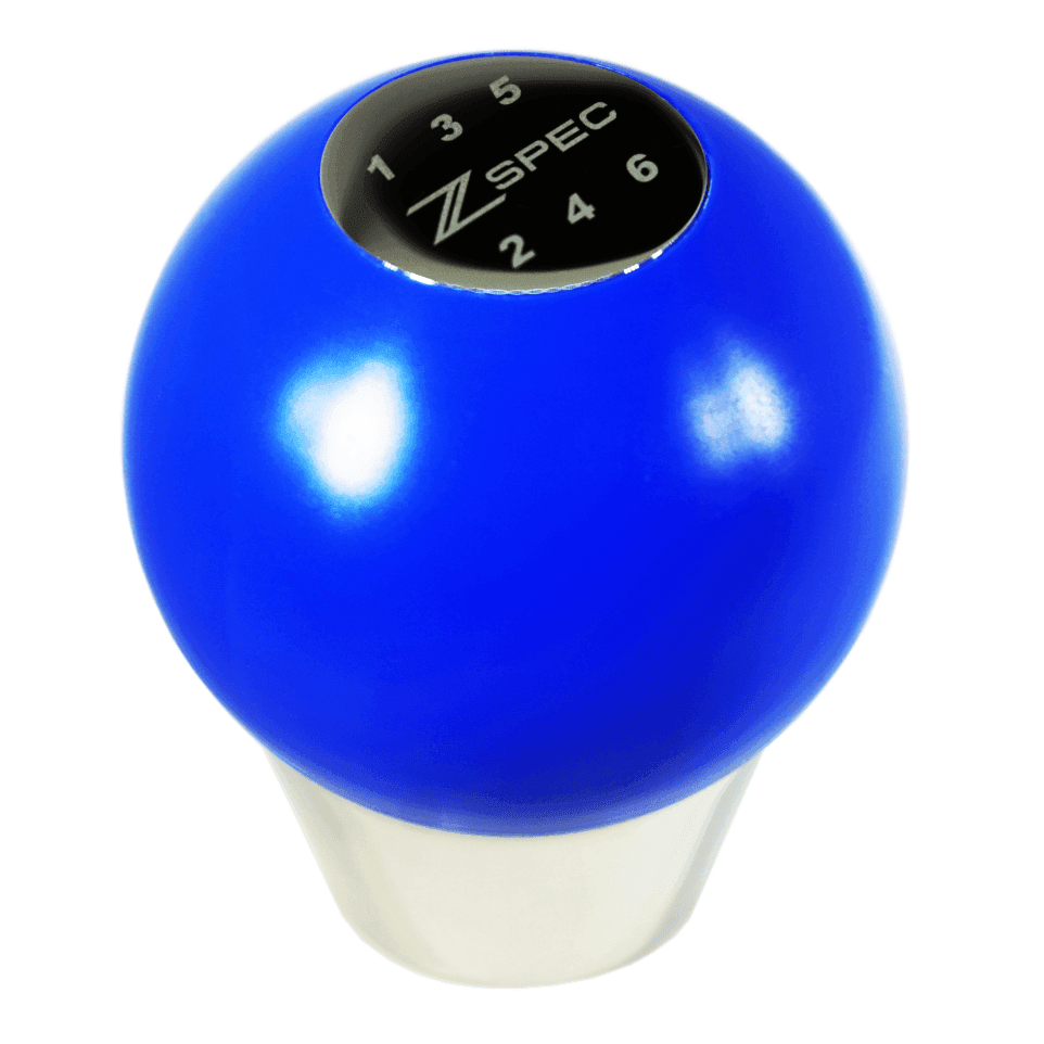 ZSPEC Shift Knob, M8-1.25, Delrin & Stainless, 6-Speed Shift Pattern Coin