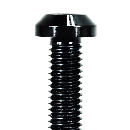 ZSPEC M8-1.25x40mm Dress Up Bolt® Fastener, Angled Head, Titanium Grade-5, Per Each