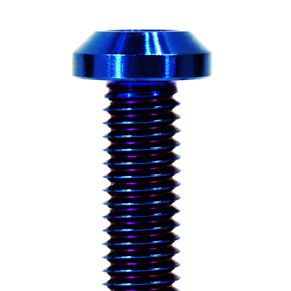 ZSPEC M10-1.25x30mm Dress Up Bolts® Fastener, Titanium GR5, Angled Head, Per Each