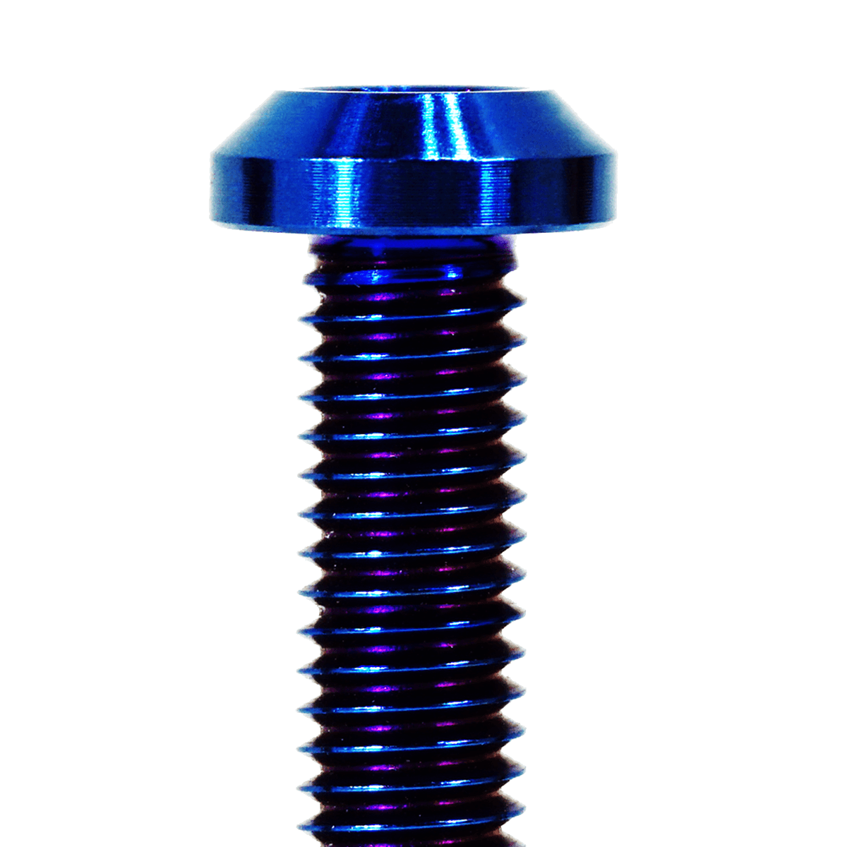 ZSPEC M5-0.8x35mm Dress Up Bolt® Fastener, Angled Head, Titanium Grade-5, Per Each