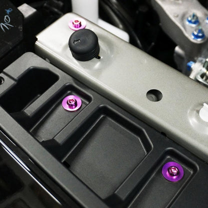 ZSPEC Stage-3 Dress Up Bolts® Fastener Kit for '23+ Mitsubishi Mirage, Titanium