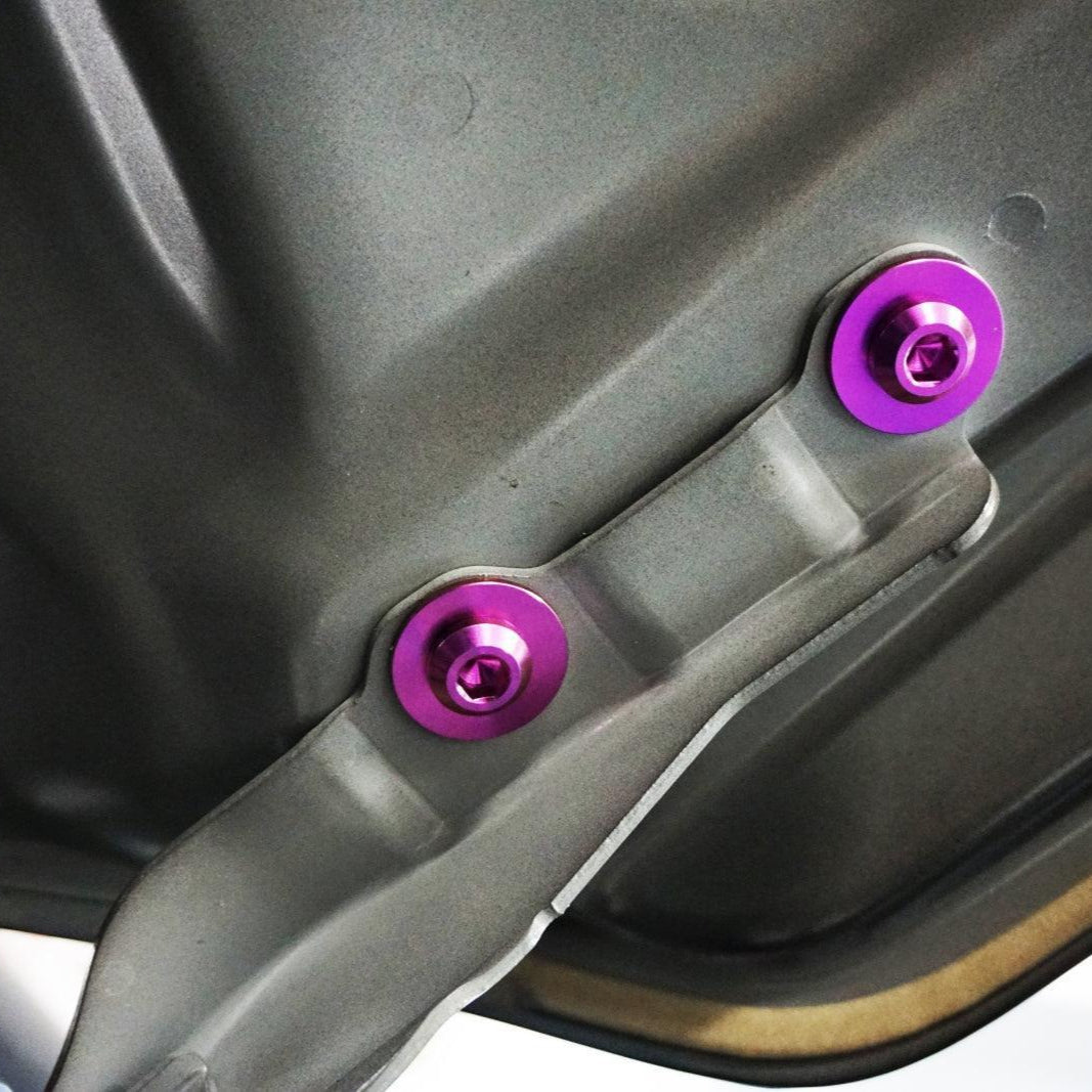 ZSPEC Stage-3 Dress Up Bolts® Fastener Kit for '23+ Mitsubishi Mirage, Titanium