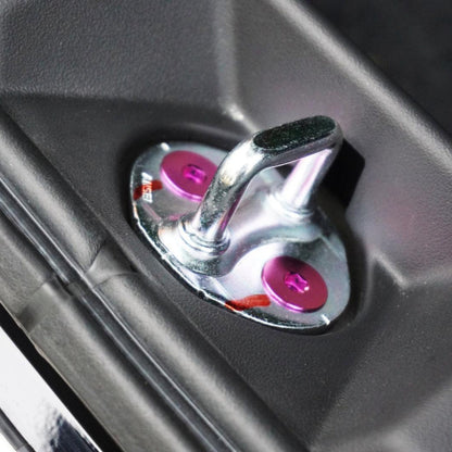 ZSPEC "Door Jams & Trunk-Area" Dress Up Bolts® Fastener Kit for '23+ Mitsubishi Mirage, Titanium