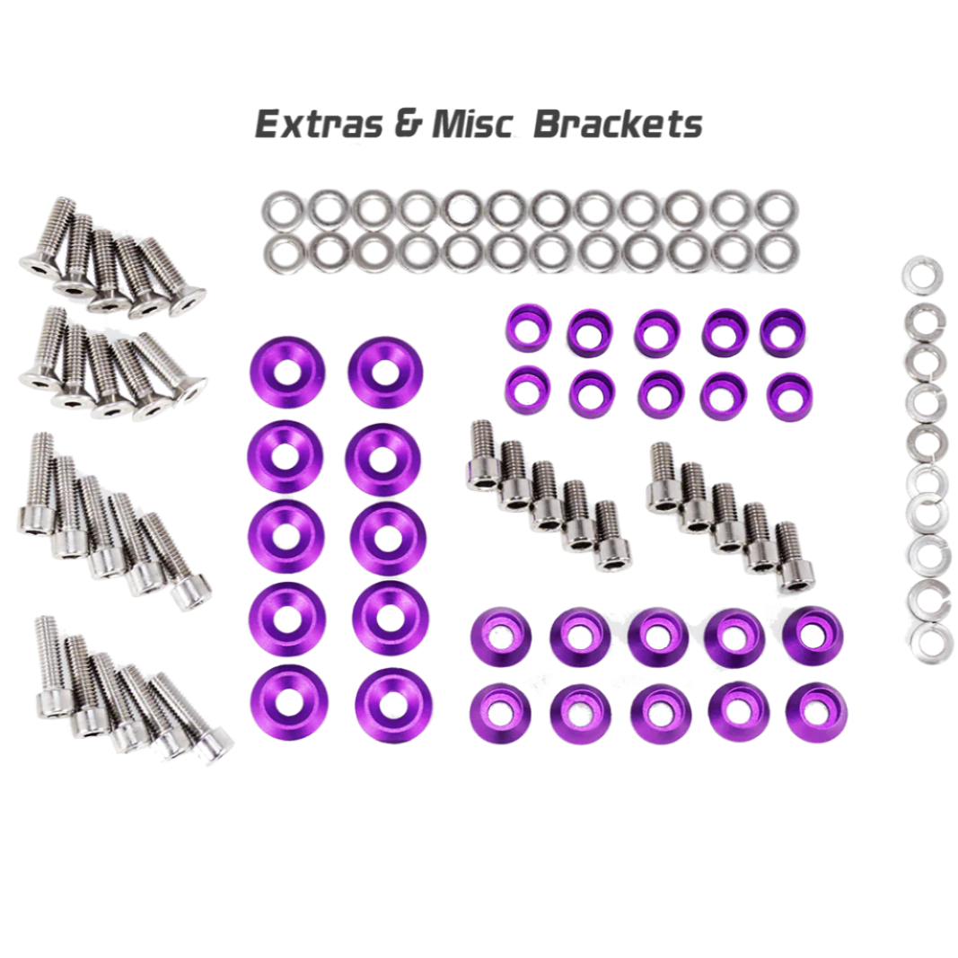 ZSPEC Stage-3 Dress Up Bolts® Kit for Nissan Skyline GT-R/GTR R32/R33/R34, Stainless & Billet