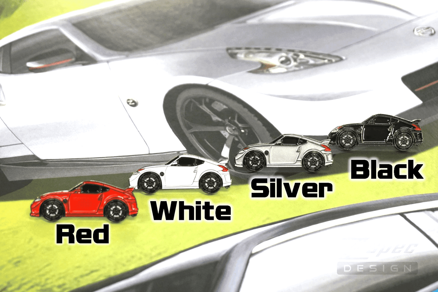 ZSPEC Nissan 370z / Z34 Nismo V1 - Edition Lapel / Hat Pin