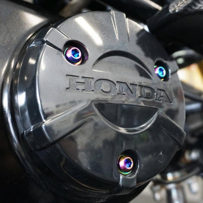 ZSPEC "Small Engine Cover" Fastener Kit for the Honda Grom, Grade-5 Titanium