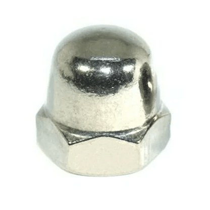ZSPEC M10 x 1.25 Acorn Nut w/Flat Washer, SUS304 Stainless, Semi-Polished