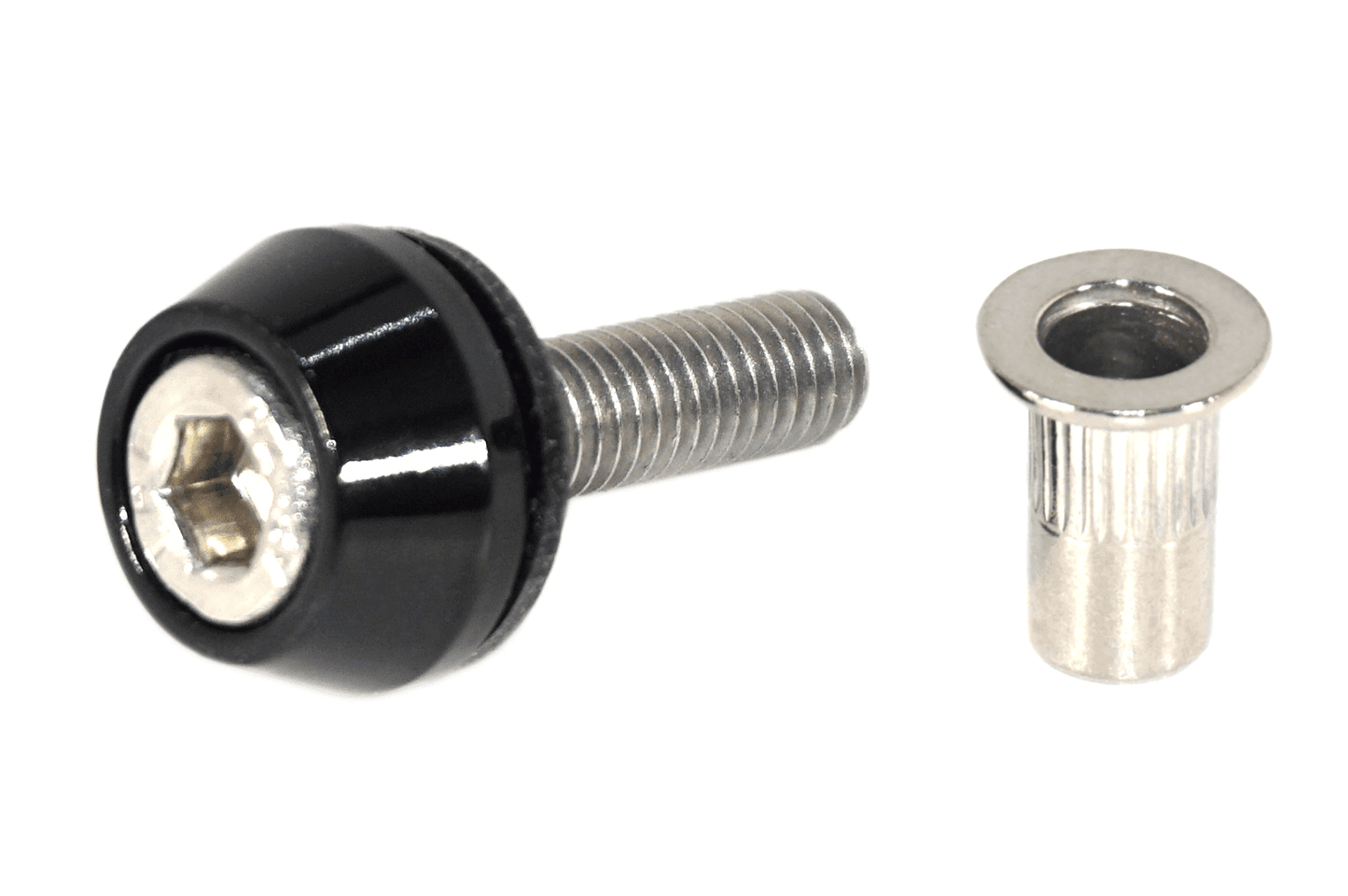ZSPEC Body Kit Fastener, M5x20mm Stainless & Billet w/Rivet Nut, Per Each