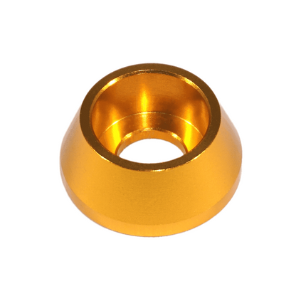 ZSPEC M10 Billet Angled Cup Finish Washers for SHSC Socket-Cap Fasteners, Billet, 10-Pack