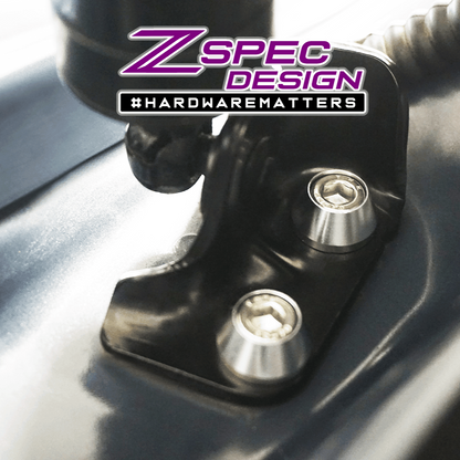 ZSPEC Dress Up Bolts® Trunk/Hatch Lift-Gate Fasteners for Mazda CX-3/CX-5/CX-9, Stainless & Billet