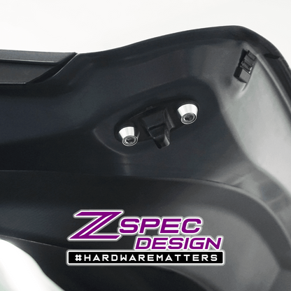 ZSPEC Dress Up Bolts® Hatch/Trunk-Area Fastener Kit for '17-23 Mazda CX-9, Stainless & Billet
