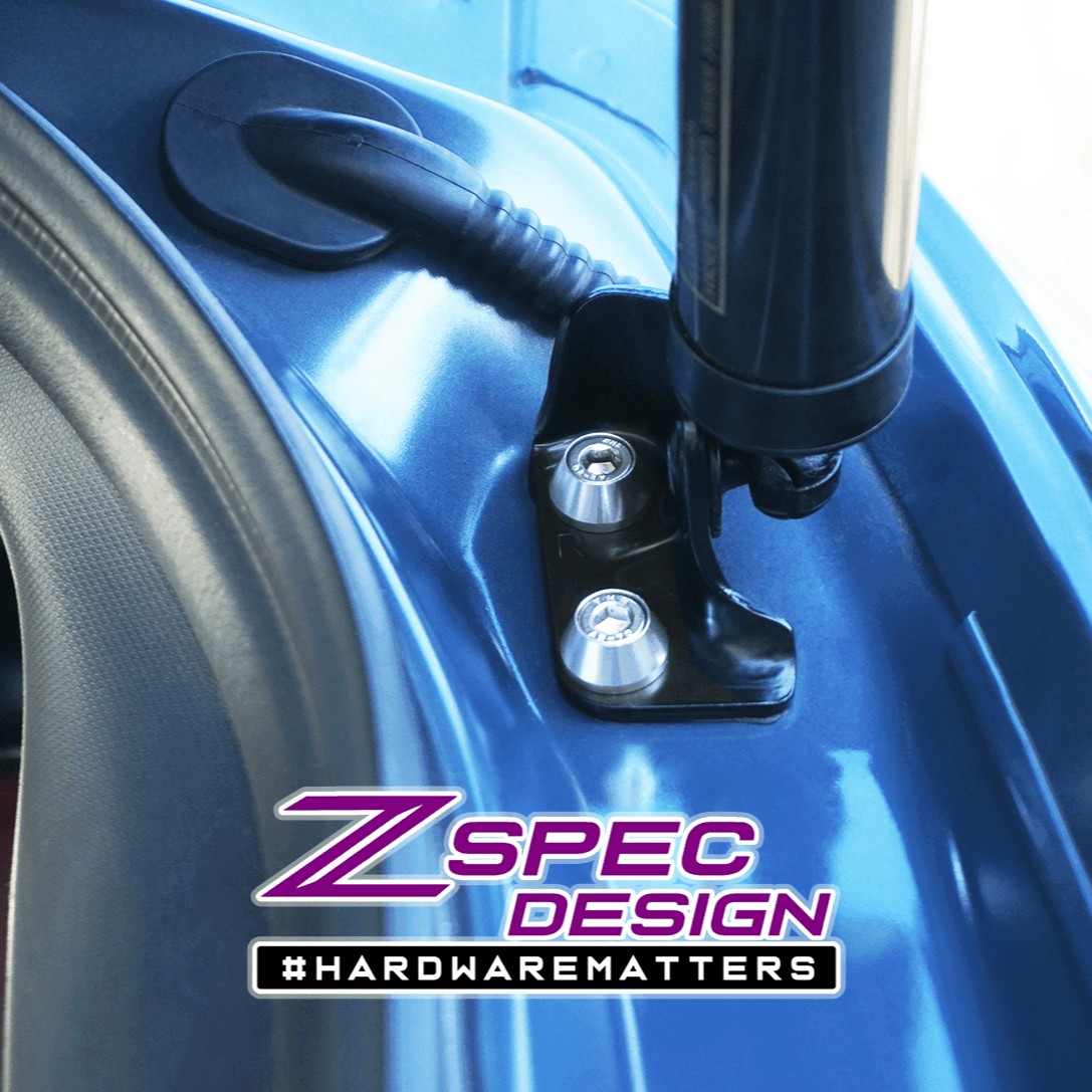 ZSPEC Stage-1 Dress Up Bolts® Fastener Kit for '16-23 Mazda CX-9, Stainless & Billet