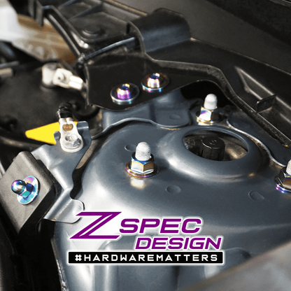 ZSPEC Stage-1 Dress Up Bolts® Fastener Kit for '16-23 Mazda CX-9, Titanium