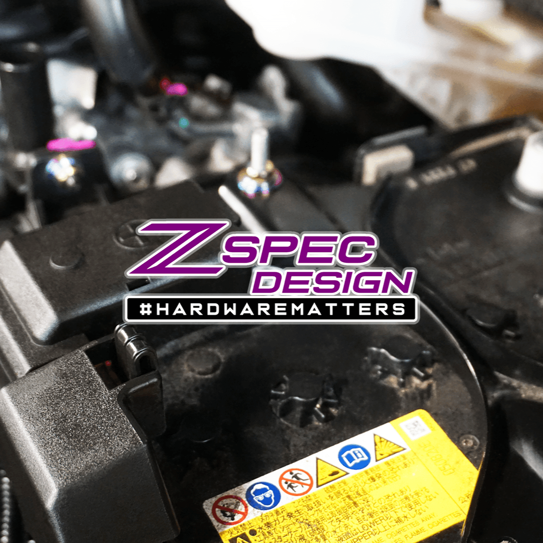 ZSPEC Stage-1 Dress Up Bolts® Fastener Kit for '17-23 Mazda CX-5, Titanium