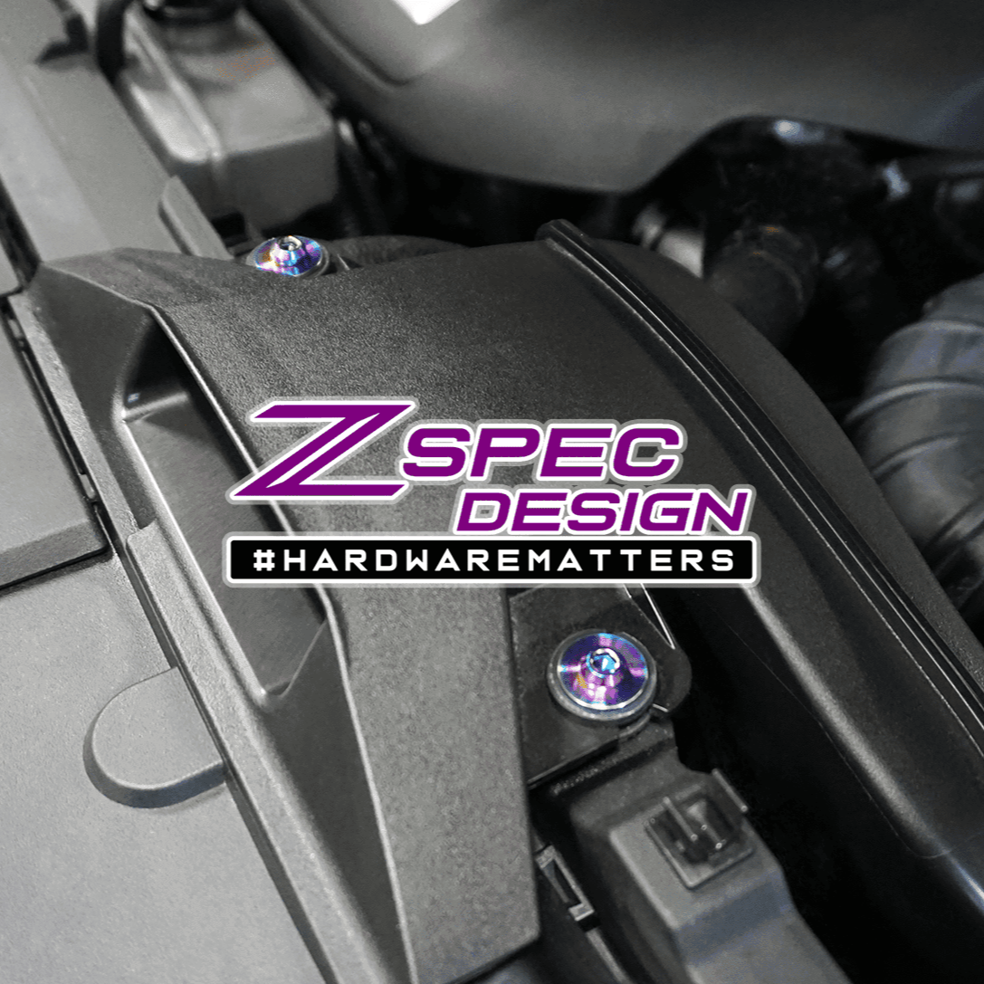 ZSPEC Stage-1 Dress Up Bolts® Fastener Kit for '16-23 Mazda CX-9, Titanium