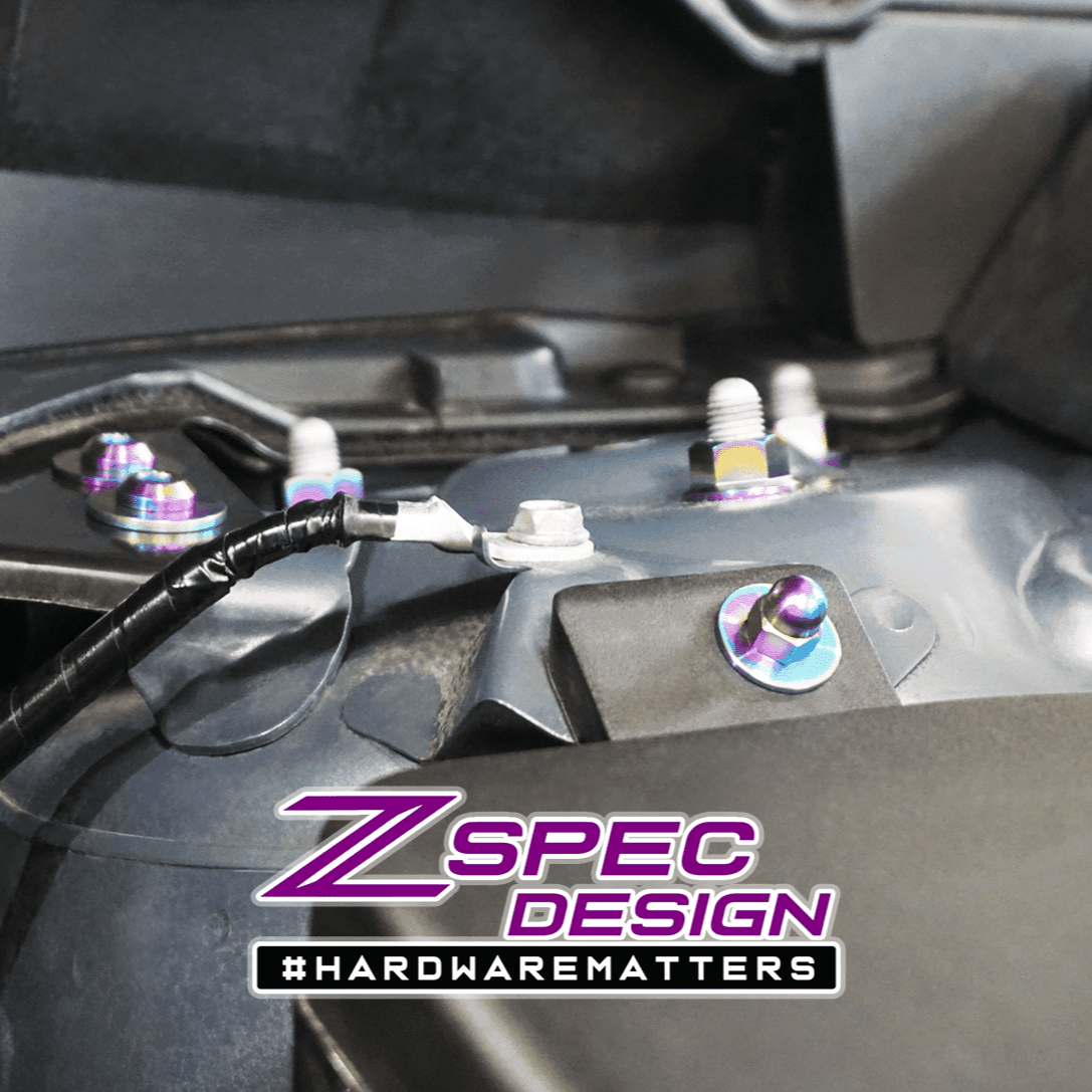 ZSPEC Stage-1 Dress Up Bolts® Fastener Kit for '16-23 Mazda CX-9, Titanium