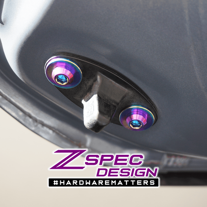 ZSPEC Stage-1 Dress Up Bolts® Fastener Kit for '16-23 Mazda CX-9, Titanium