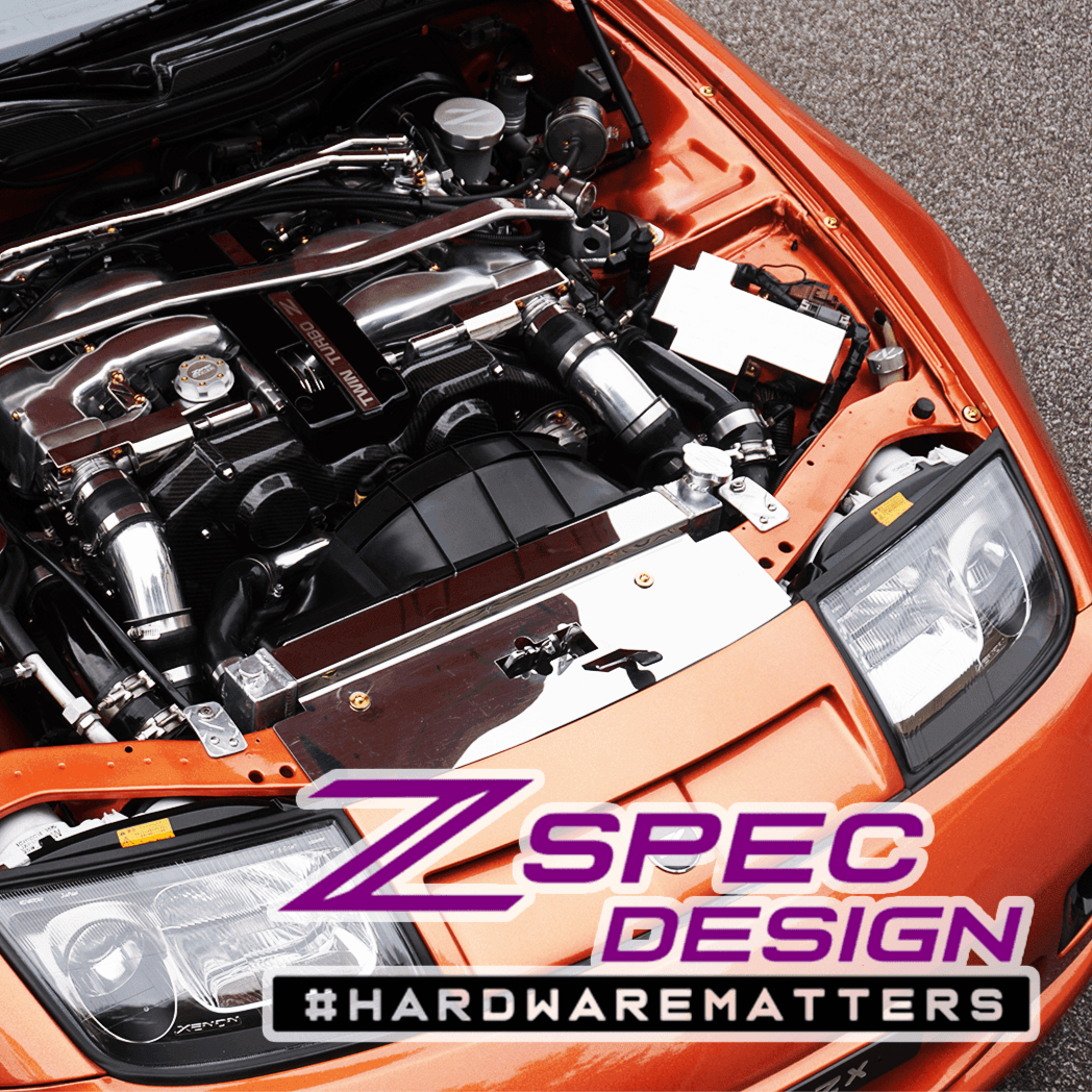ZSPEC Stage-3 Dress Up Bolts® Hardware Kit for Nissan 300zx Z32, Titanium