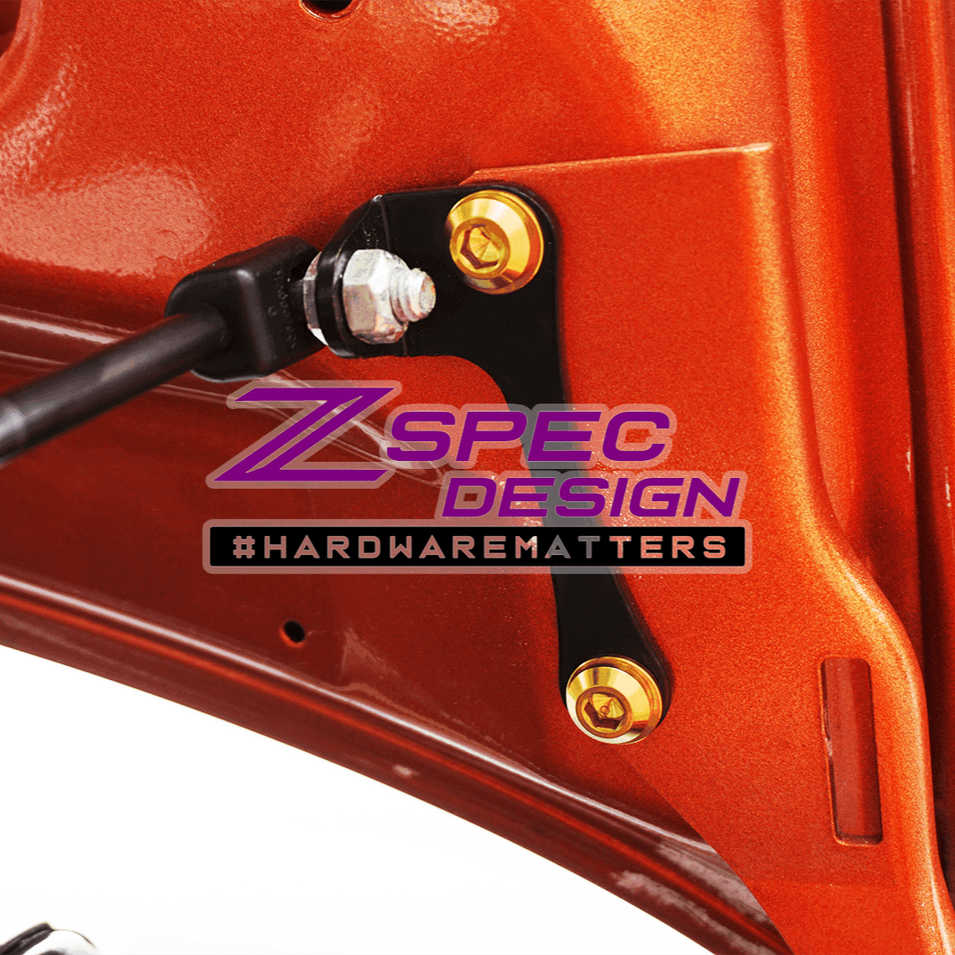 ZSPEC Stage-2 Dress Up Bolts® Hardware Kit for Nissan 300zx Z32, Titanium