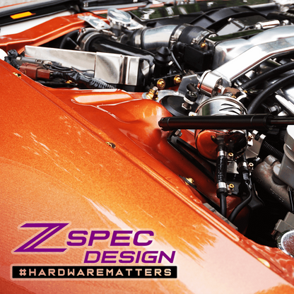 ZSPEC Stage-2 Dress Up Bolts® Hardware Kit for Nissan 300zx Z32, Titanium