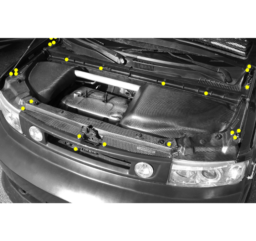 ZSPEC Stage-3 Dress Up Bolts® Fastener Kit for '03-15 Scion xB, Stainless & Billet