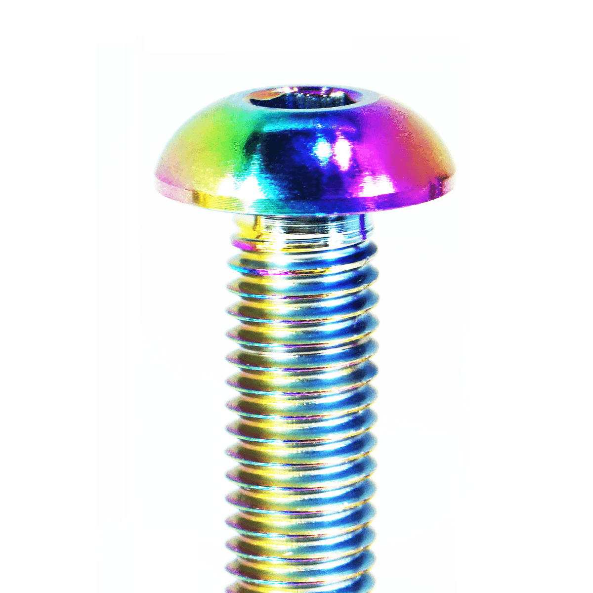 ZSPEC Button-Head Body Kit Fasteners, M5x20mm Titanium w/Well Nuts, Per Each