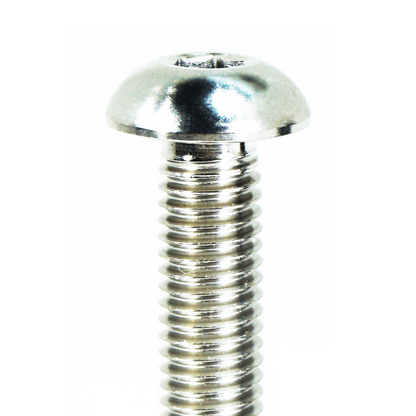 ZSPEC Button-Head Body Kit Fasteners, M5x20mm Titanium w/Well Nuts, Per Each