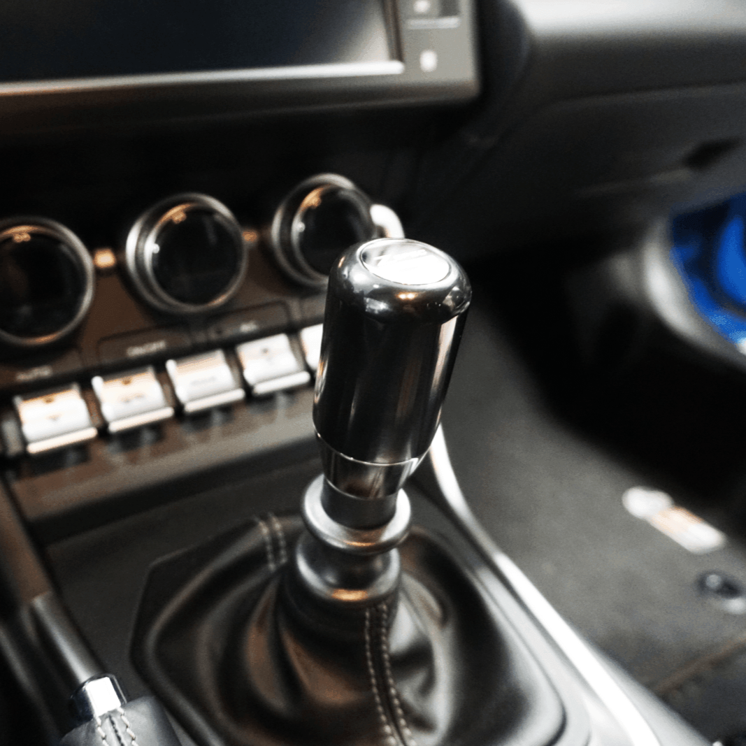 ZSPEC Shift Knob, M12-1.25, Delrin & Stainless, 6-Speed Shift Pattern Coin